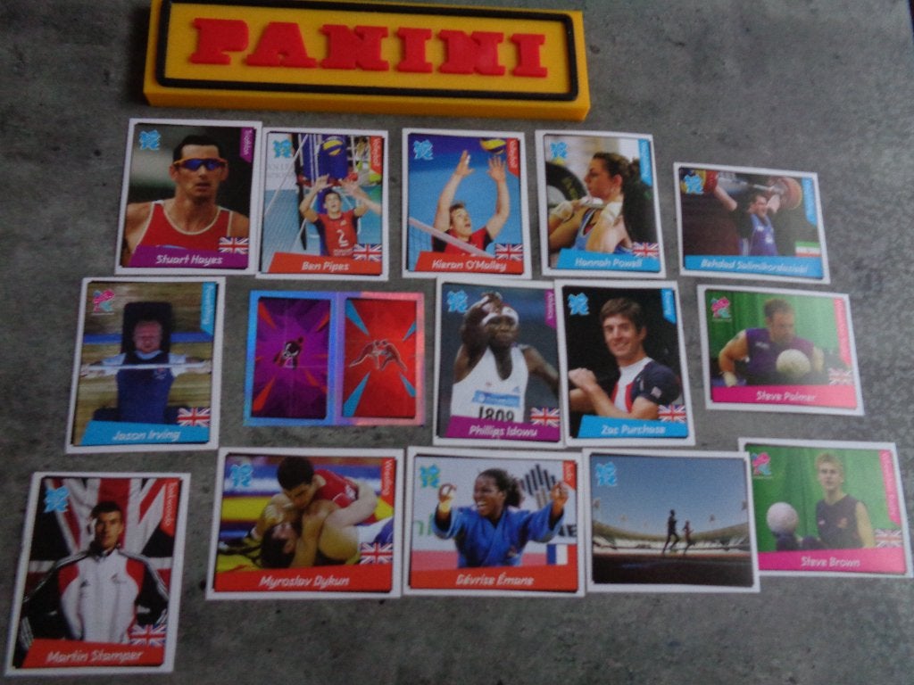 PANINI STICKERS LONDON 2012 OLYMPISCHE SPELEN 15X, Verzenden, Nieuw