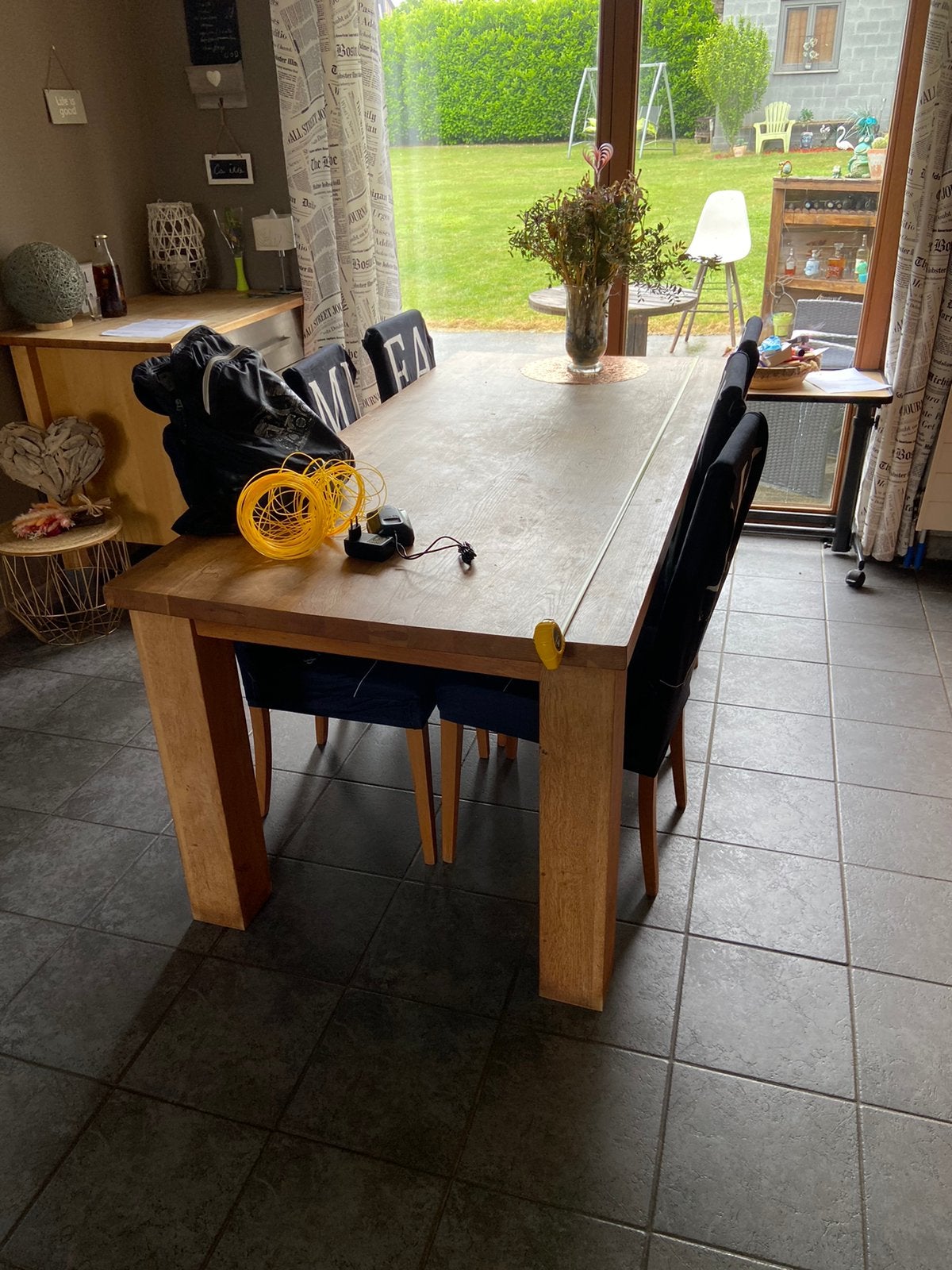 Table en chêne, Maison & Meubles, Enlèvement, Comme neuf, Chêne