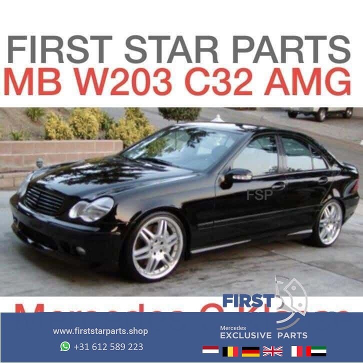W203 Mercedes C Klasse C32 AMG Stoelen Leer + Memory panelen, Gebruikt, -, Ophalen of Verzenden, -