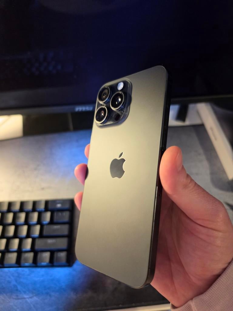 iPhone 15 Pro Max 256 GB zwart titanium, 256 GB, Zwart, IPhone 15 Pro Max, Ophalen of Verzenden