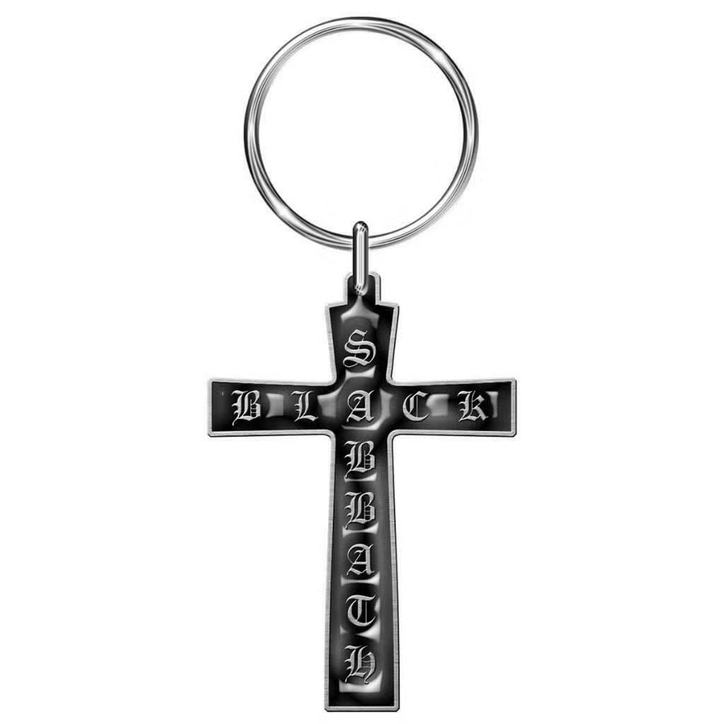 Black Sabbath - Cross - Sleutelhanger officiële merchandise, Ophalen of Verzenden, Nieuw