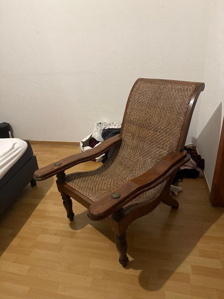 Authentique Fauteuil de Plantation colonial, Enlèvement