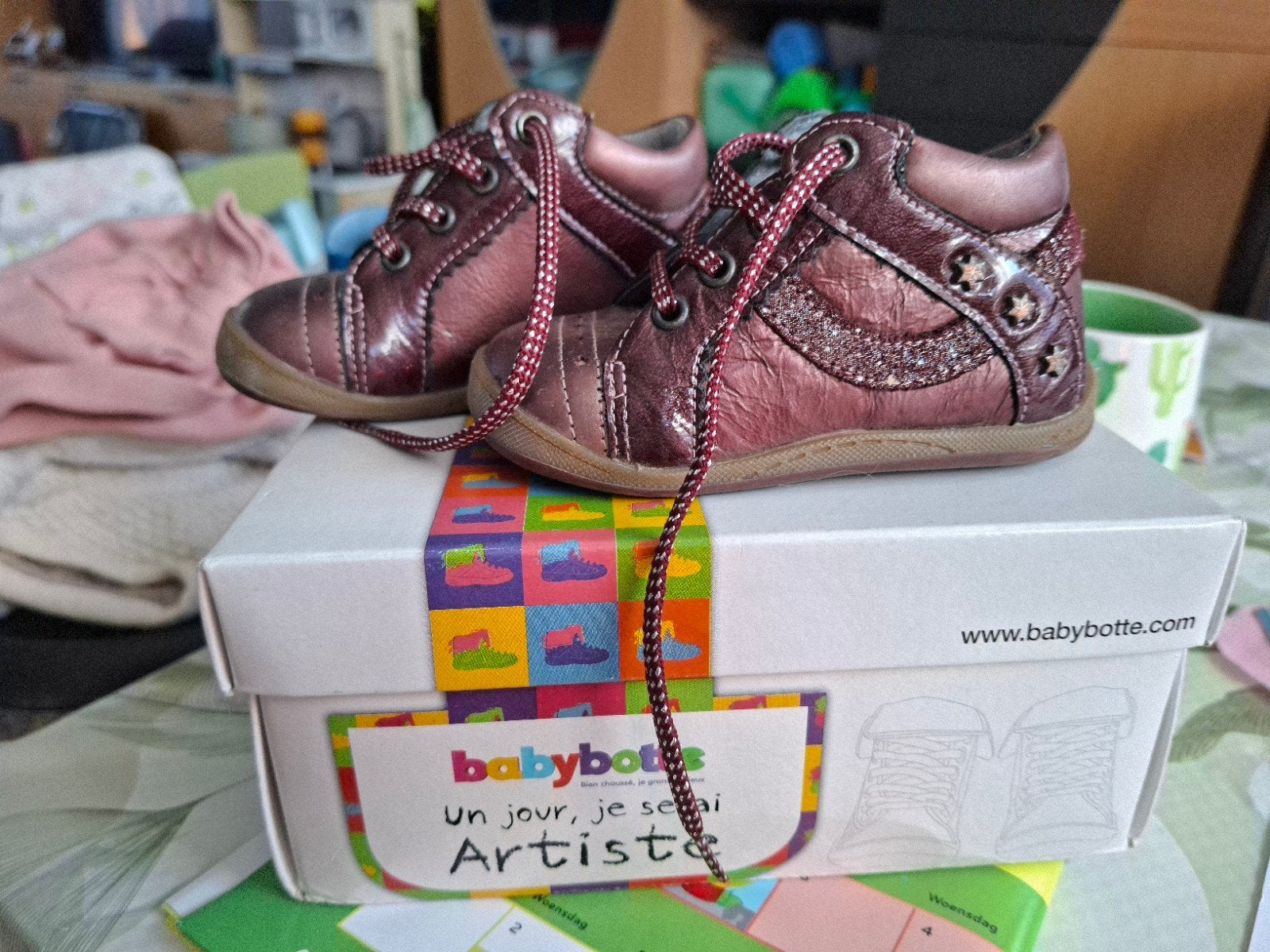 babybotte schoenen meisje kind, Ophalen, Schoentjes, Meisje, Zo goed als nieuw