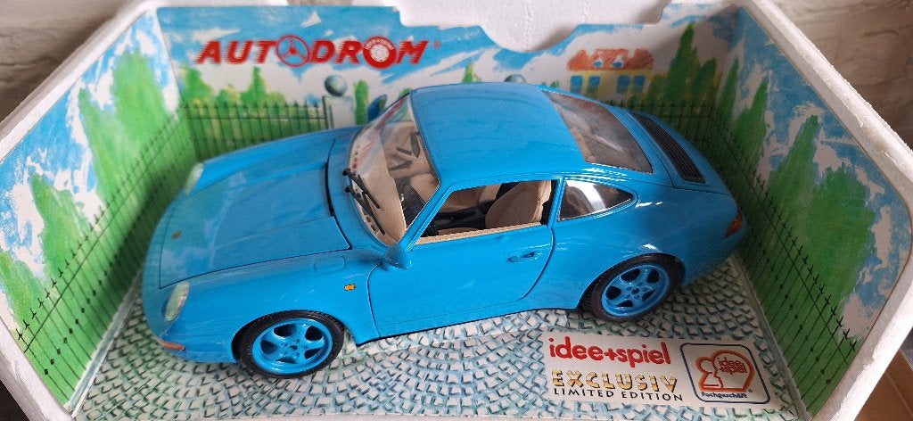 Burago - Porsche Carrera 911 - Limited edition  1/18, Hobby en Vrije tijd, Ophalen of Verzenden, Zo goed als nieuw, Auto, Burago