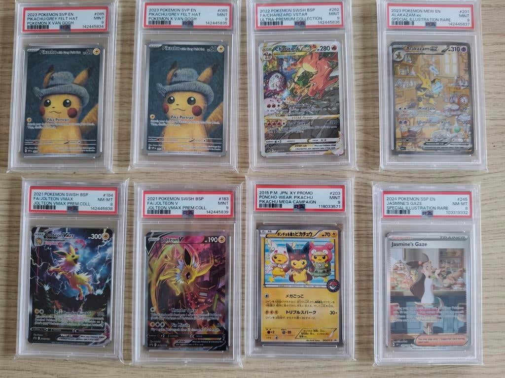 Pokémon PSA kaarten/ slabs te koop, Ophalen of Verzenden, Zo goed als nieuw, Losse kaart, Foil
