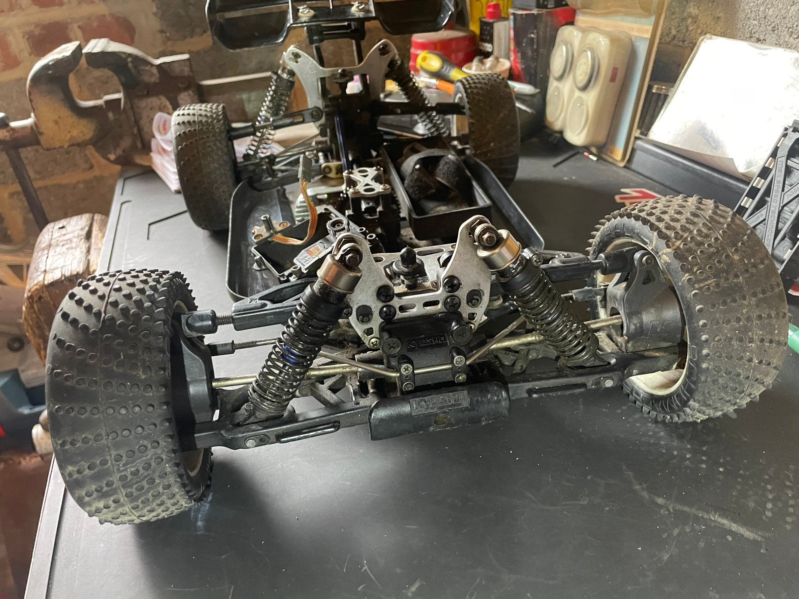 Kyosho inferno mp07 roller, Hobby en Vrije tijd, Elektro, Gebruikt, Auto offroad, Ophalen of Verzenden