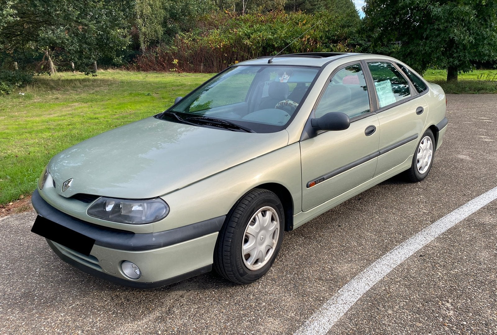 Renault Laguna, Auto's, Euro 2, Stof, 1600 cc, Grijs
