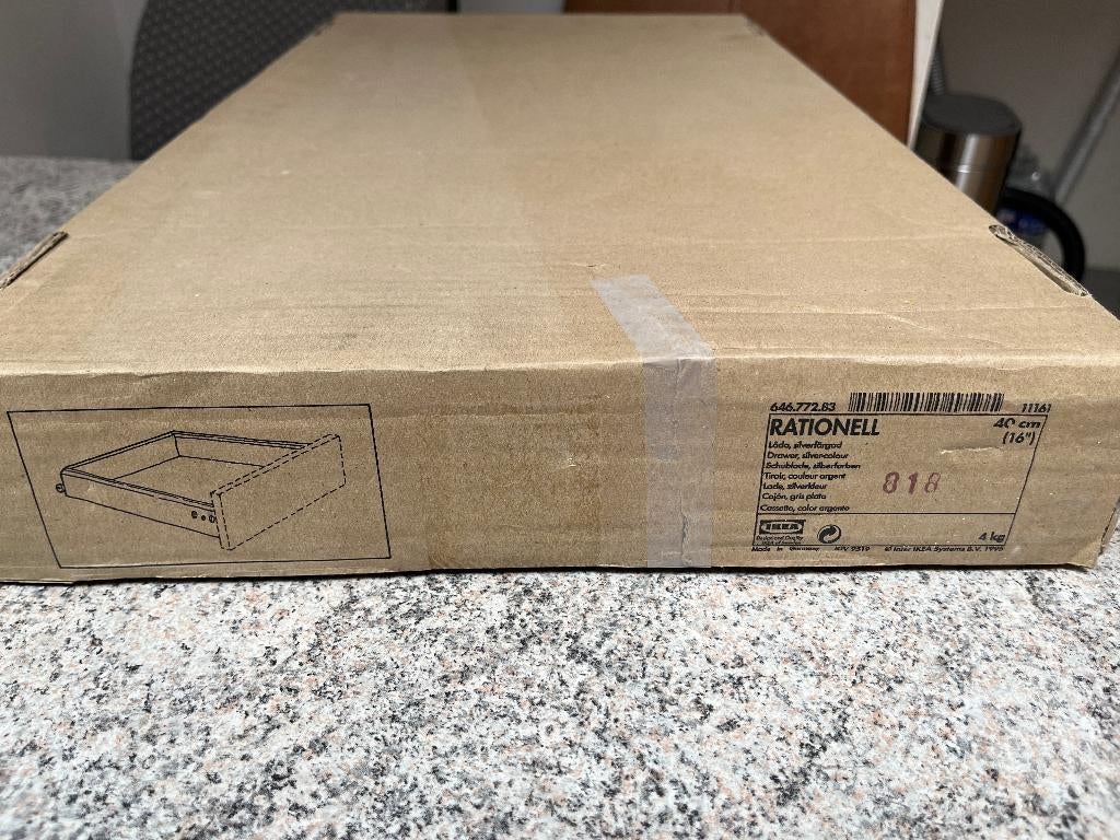 Ikea Rationell Lade Drawer 40cm Ref. 646.772.82, Ophalen, Nieuw, Overige kleuren