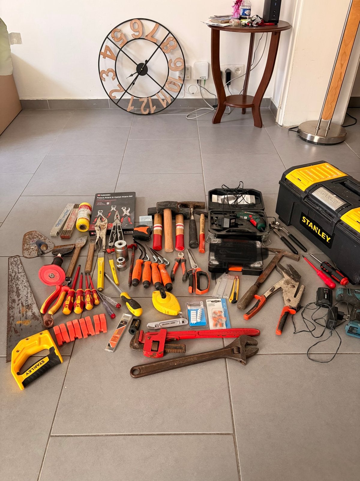 Lot d’outillage, Bricolage & Construction, Enlèvement, Comme neuf