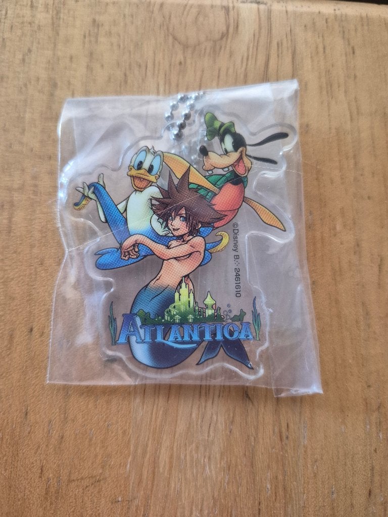 Porte-clé acrylique Kingdom Hearts – Atlantica, Enlèvement, Donald Duck, Comme neuf, Autres types