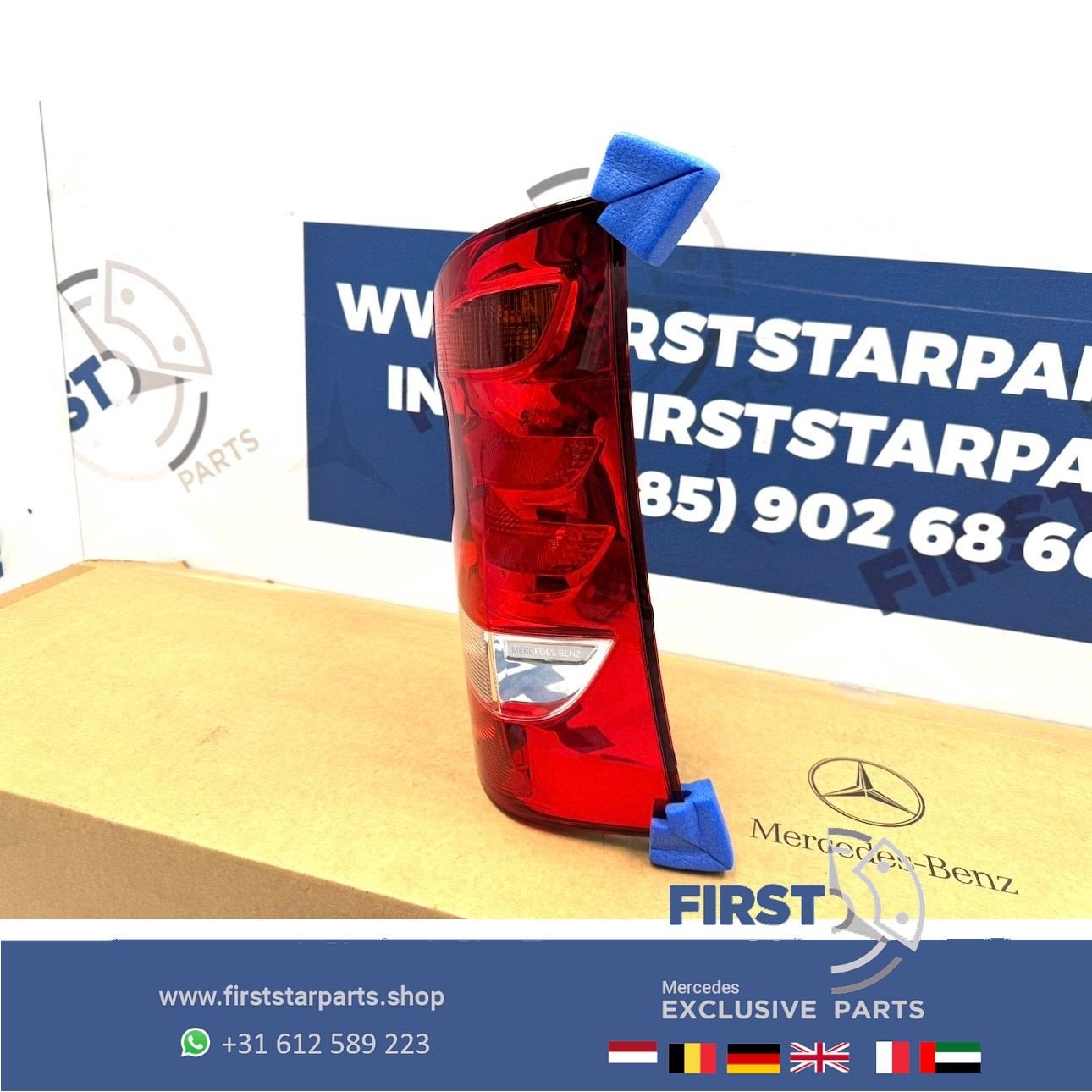 W447 ACHTERLICHT V KLASSE RECHTS Mercedes VKlasse 2014-2024, Auto-onderdelen, Gebruikt, -, Ophalen of Verzenden, -