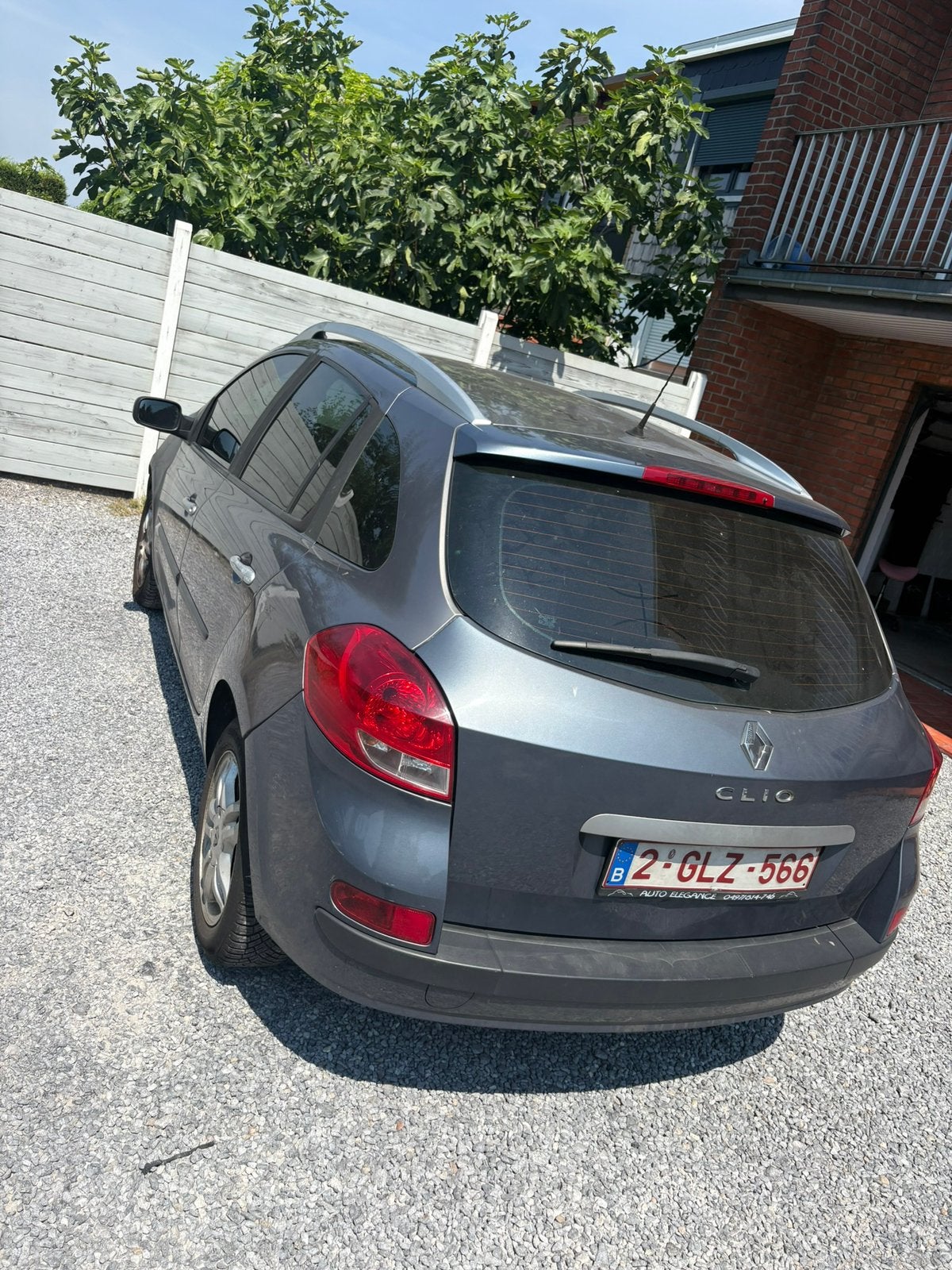 Renault clio 3, Auto's, Voorwielaandrijving, Blauw, Leder en Stof, 5 deurs