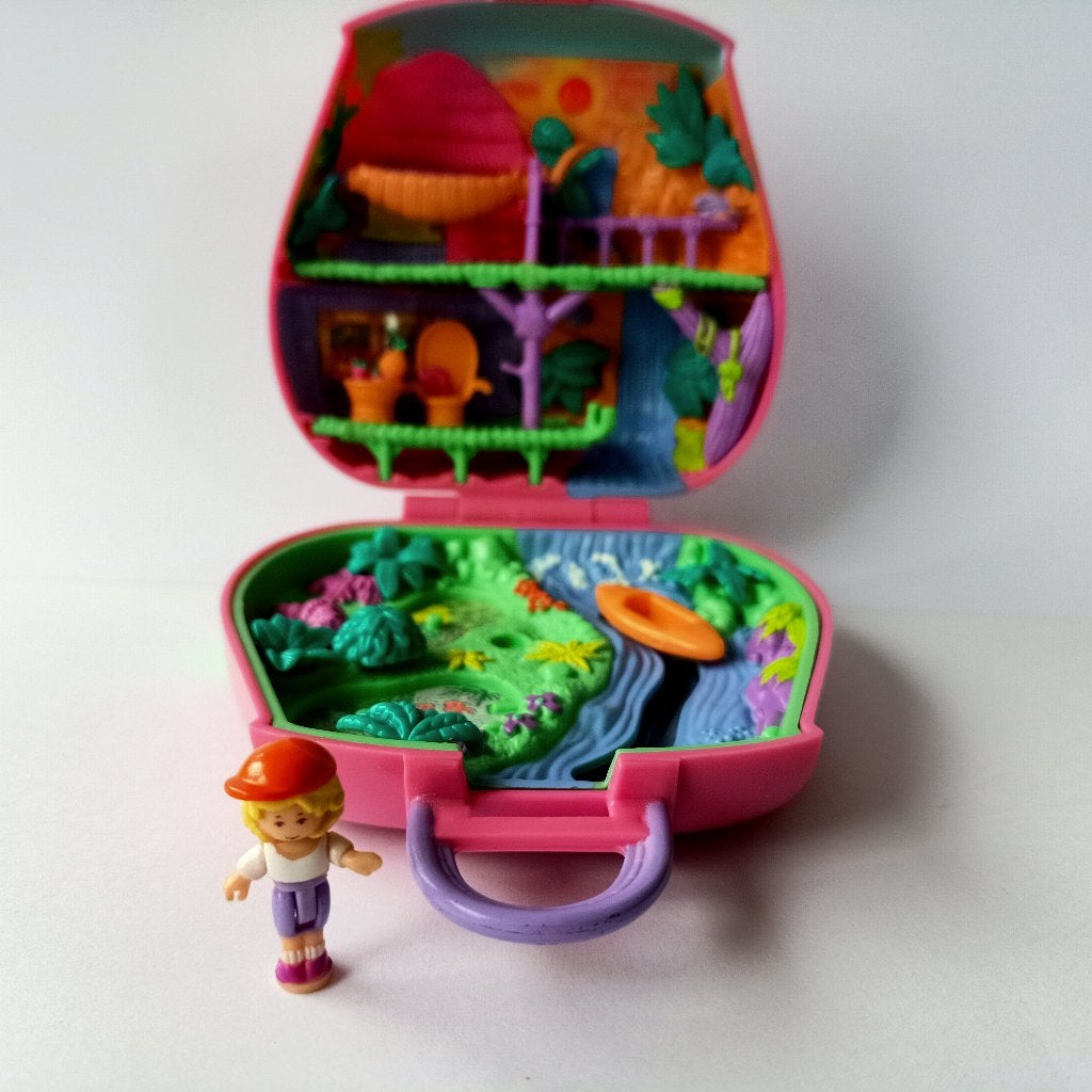 Polly Pocket Vintage Jungle Adventure Bluebird 1996, Collections, Enlèvement ou Envoi, Utilisé