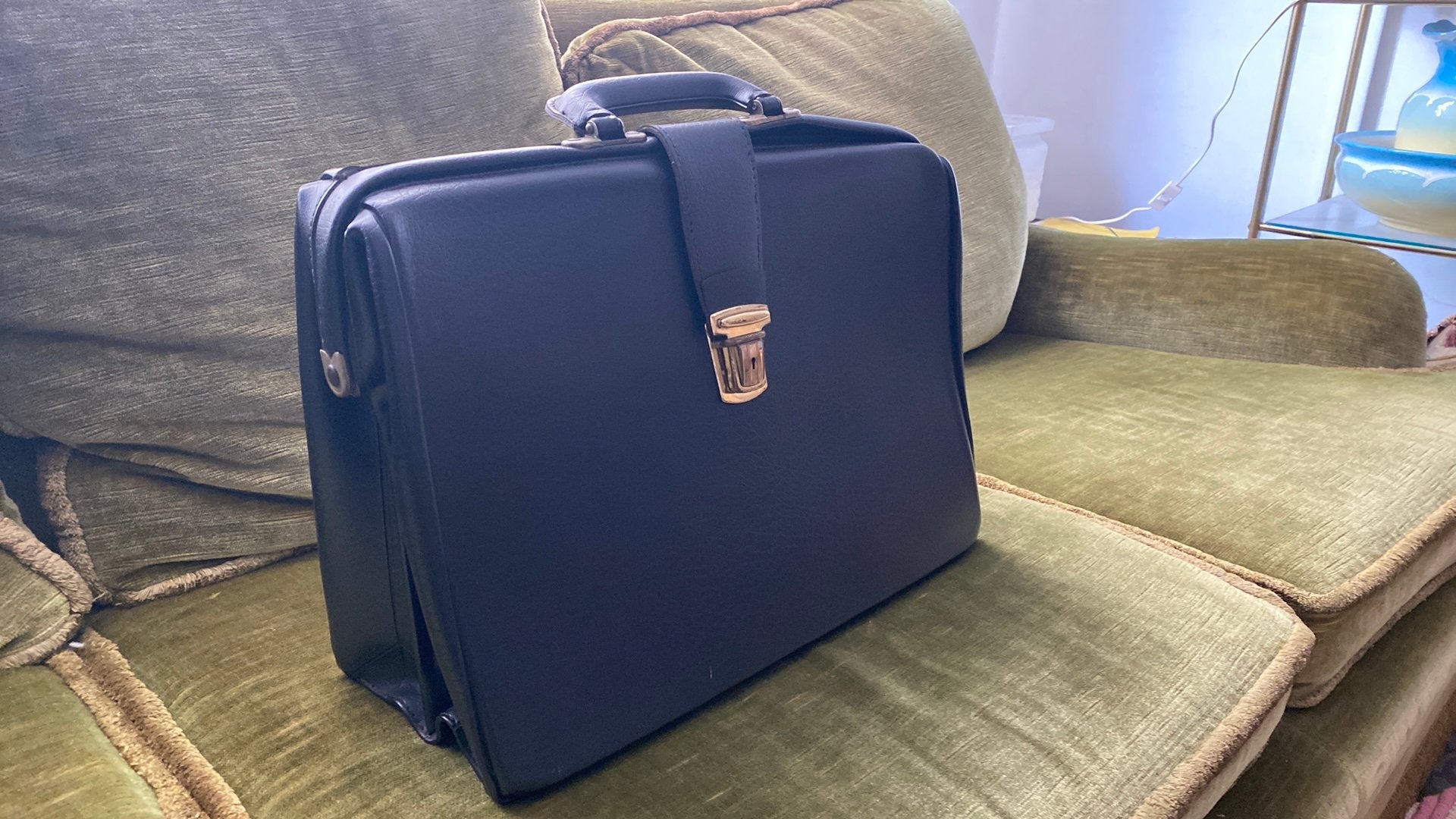 Sac medicine vintage, Bijoux, Sacs & Beauté, Valises, Comme neuf, Cuir, Enlèvement ou Envoi