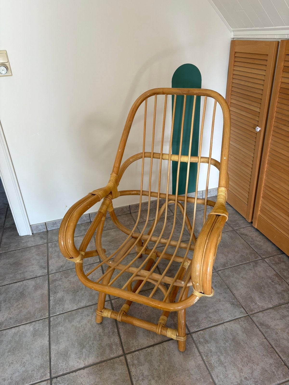 Rotan stoel, Jardin & Terrasse, Enlèvement, Utilisé, Rotin