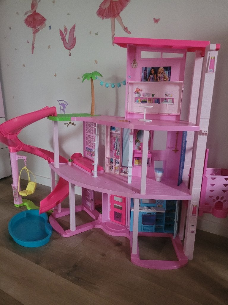 barbie droomhuis, Ophalen, Zo goed als nieuw, Poppenhuis