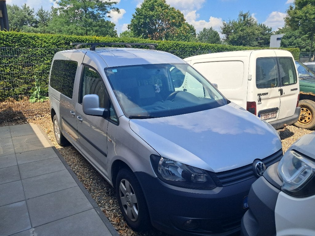 VW caddy maxi 1.6TDI - dubbele cabine, 5 portes, Particulier, Tissu, Capteur de stationnement