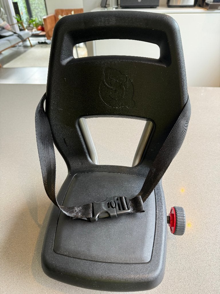 Fietsstoeltje (Qibbel Junior 6+ - kind tot 35 kg), Fietsen en Brommers, Ophalen, Achterzitje, 15 t/m 36 kg, Qibbel Junior