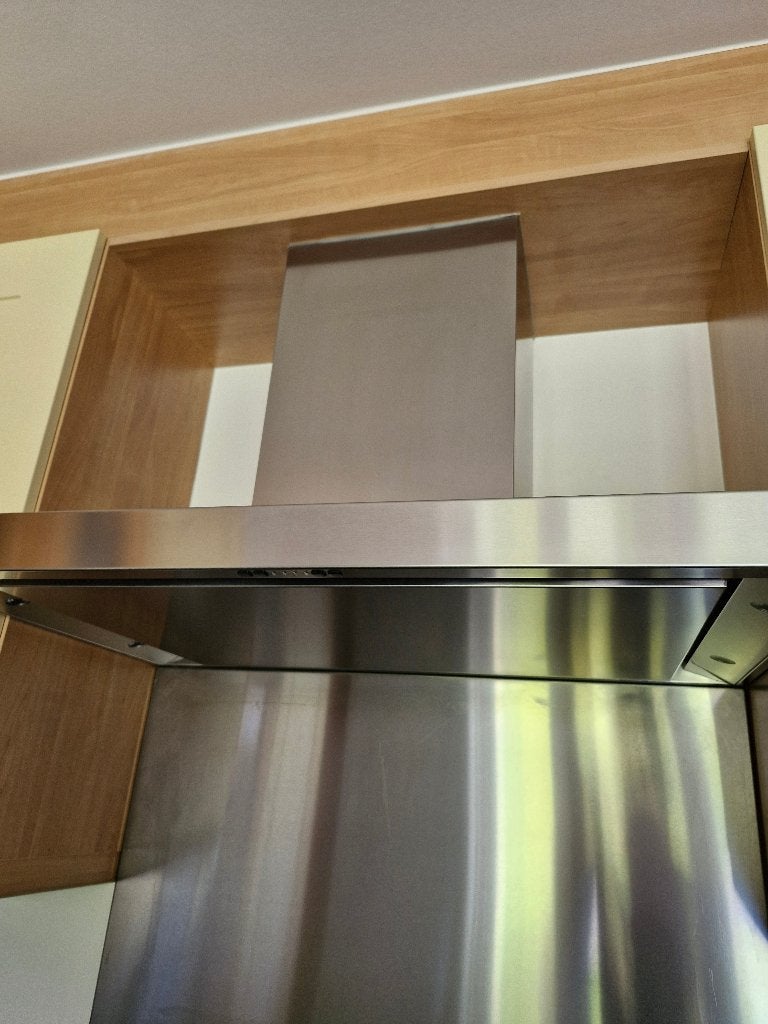 Hotte aspirante Novy Flat'line Inox 7600, Electroménager, 600 à 800 m³/h, Capot d'écran plat, Enlèvement, Utilisé