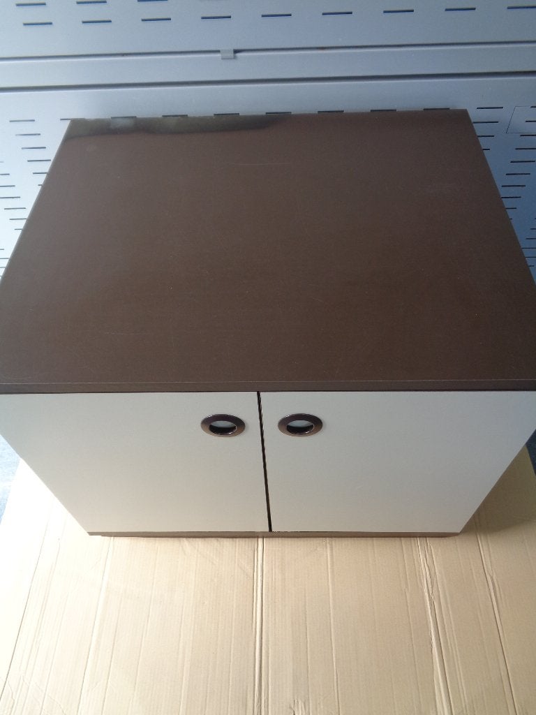 Opbergkast op wielen - jaren 70 stijl - vintage, Ophalen, Gebruikt, Vintage - jaren 70, Met deur(en)