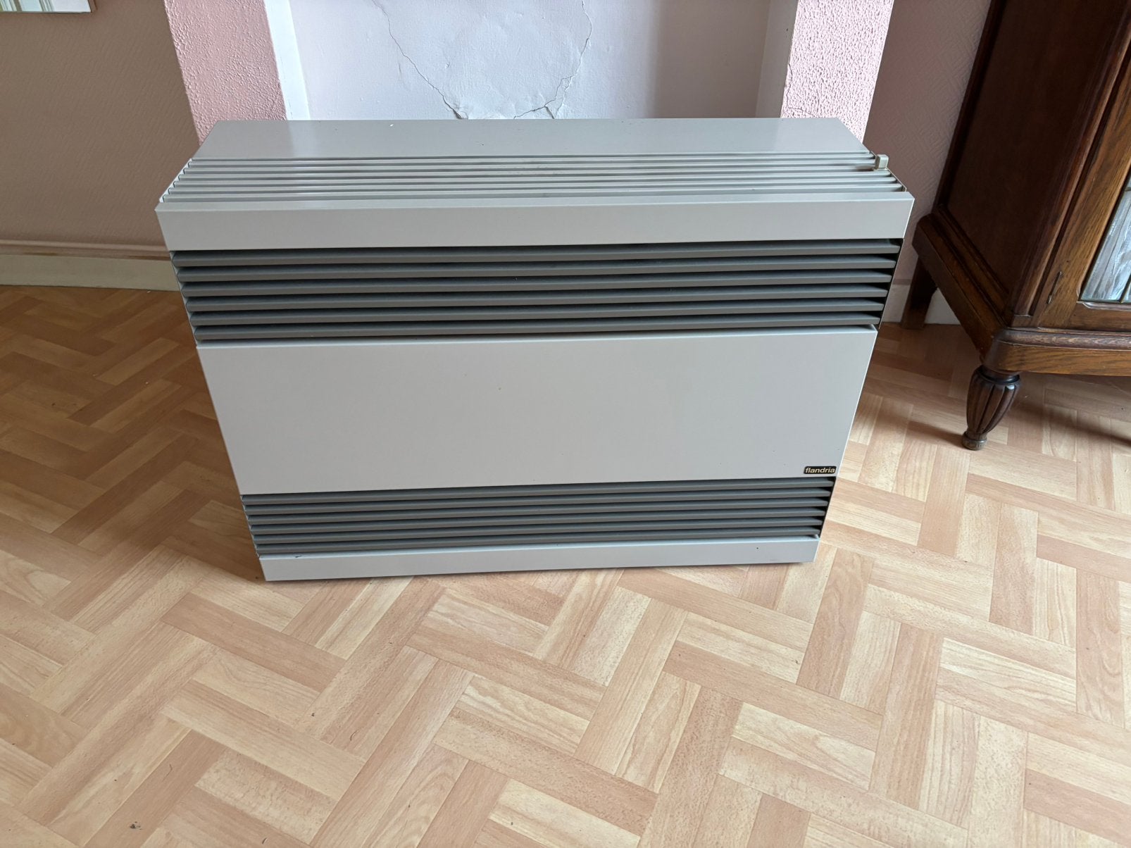 Flandria gaz convector light beige/grey, Bricolage & Construction, Enlèvement, Comme neuf, Radiateur