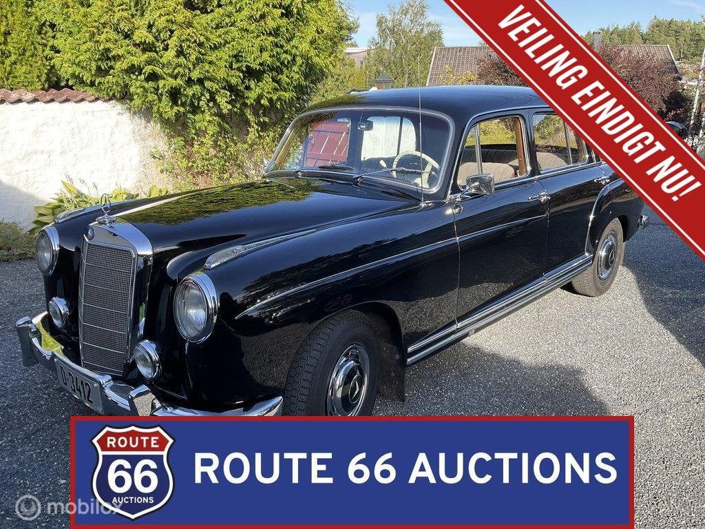 Mercedes-Benz 220 S | 1957 | Route 66 Auctions, Autos, Achat, Entreprise, Boîte manuelle, Autre carrosserie