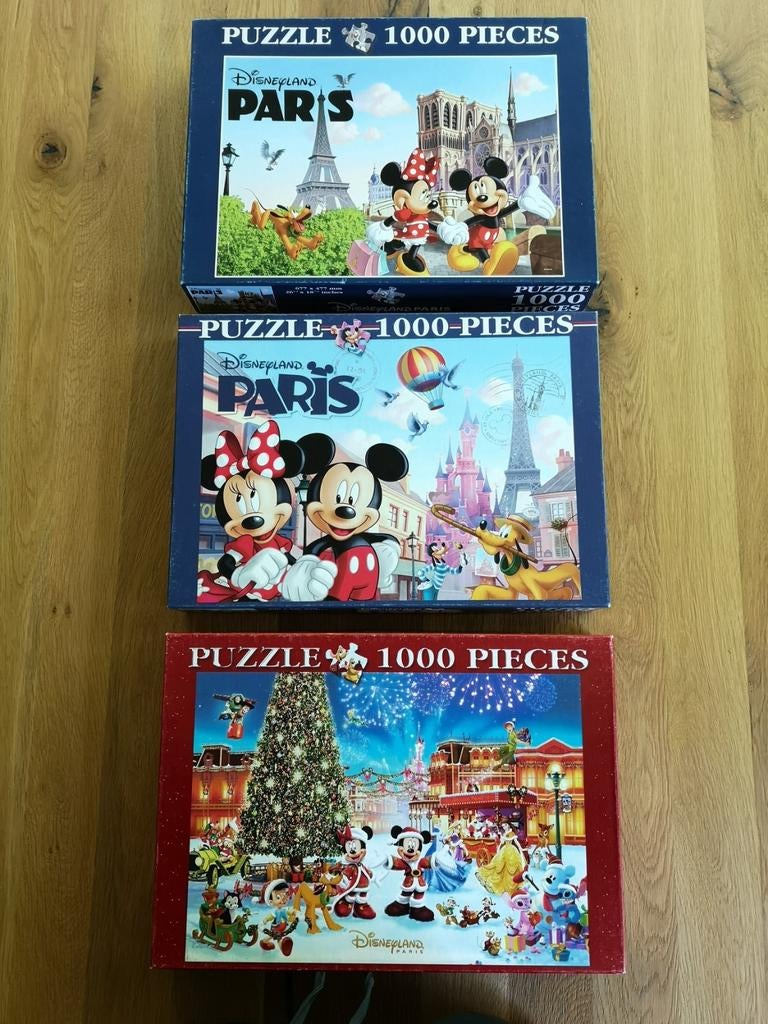 3 puzzels Disneyland Paris, Hobby en Vrije tijd, Ophalen