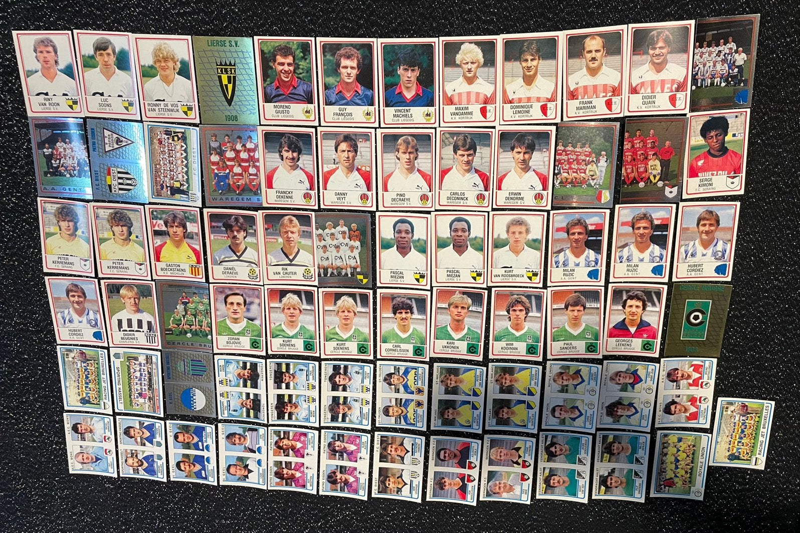 Lot vintage de stickers Panini Football 1986, Enlèvement ou Envoi