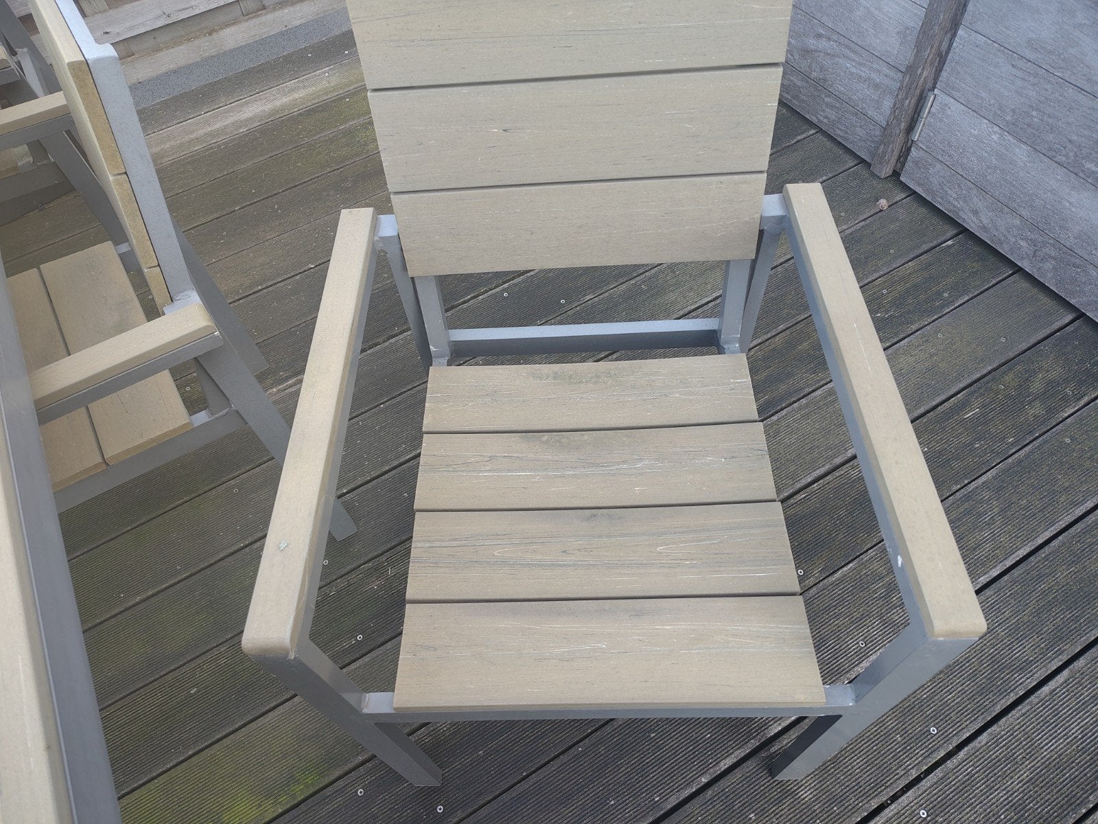 tuintafel 6 stoelen, Ophalen, Gebruikt