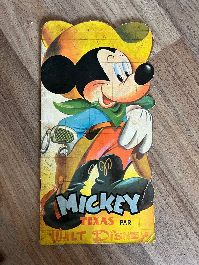 MICKEY TEXAS éditions WALT DISNEY  Année 1955, Enlèvement ou Envoi