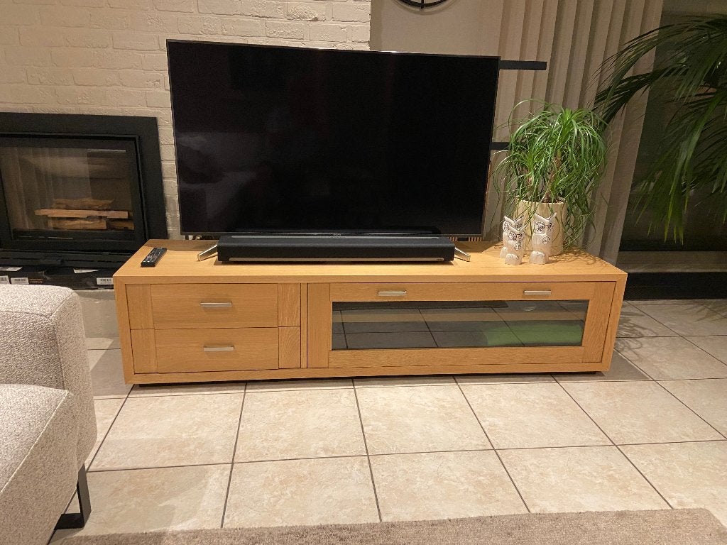 TV meubel, Ophalen, Zo goed als nieuw, Eikenhout