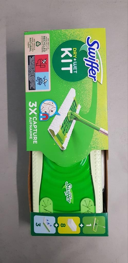 Swiffer dry & wet kit + navulling, Enlèvement