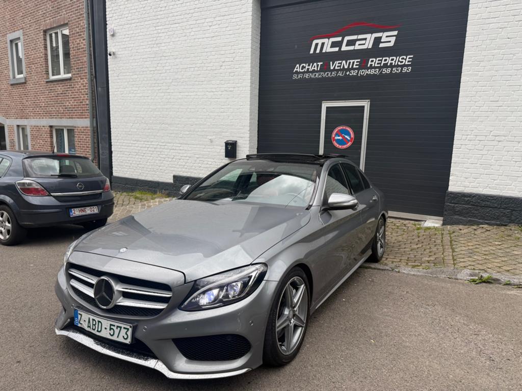 MERCEDES C300 hybrid diesel/2.2D/FULL AMG LINE /FULL OPTIONS, Autos, Achat, Hybride Électrique/Diesel, 99 g/km, Automatique