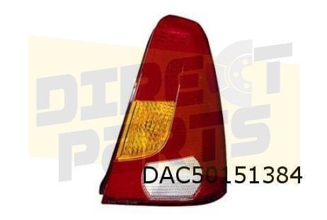 Dacia Logan (10/06-10/12) achterlicht Rechts (Rood/Oranje) o, -, -, -, Envoi