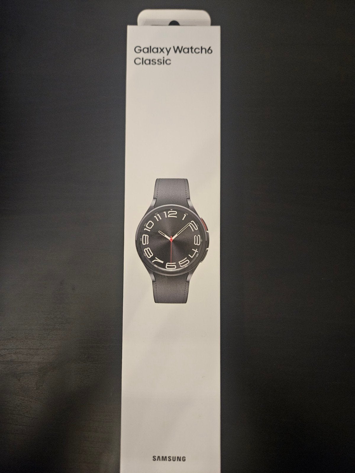 Samsung Galaxy Watch 6 Classic (zwart-43mm), Ophalen, Samsung galaxy watch 6 43mm, Zwart, Nieuw