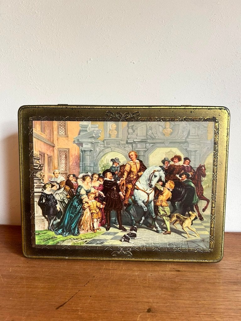 Vintage DBF blikken doos – De beuckelaer, Enlèvement ou Envoi, Utilisé, Biscuits