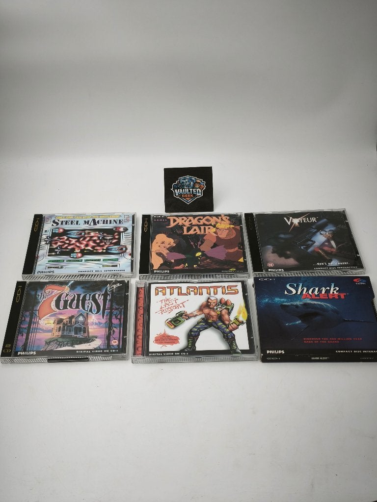 CD-i Games CIB Atlantis, Dragons Lair , 7th Guest ,etc...., Games en Spelcomputers, Games | Overige, Zo goed als nieuw, Overige genres