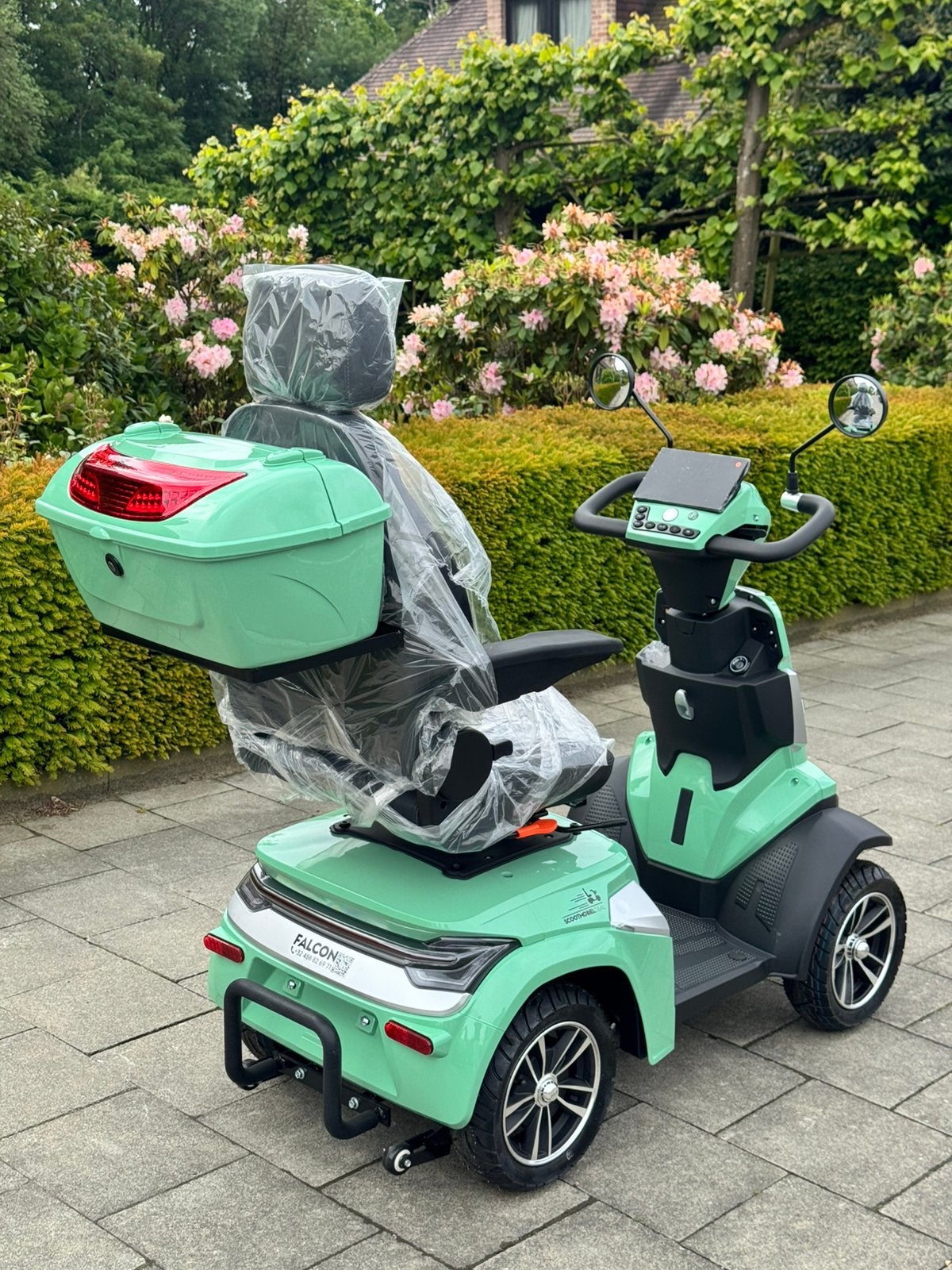 Scootmobiel Falcon 20 km/h batterie au lithium amovible NEUF, Enlèvement ou Envoi, Pliant, Neuf, Fauteuil roulant électrique