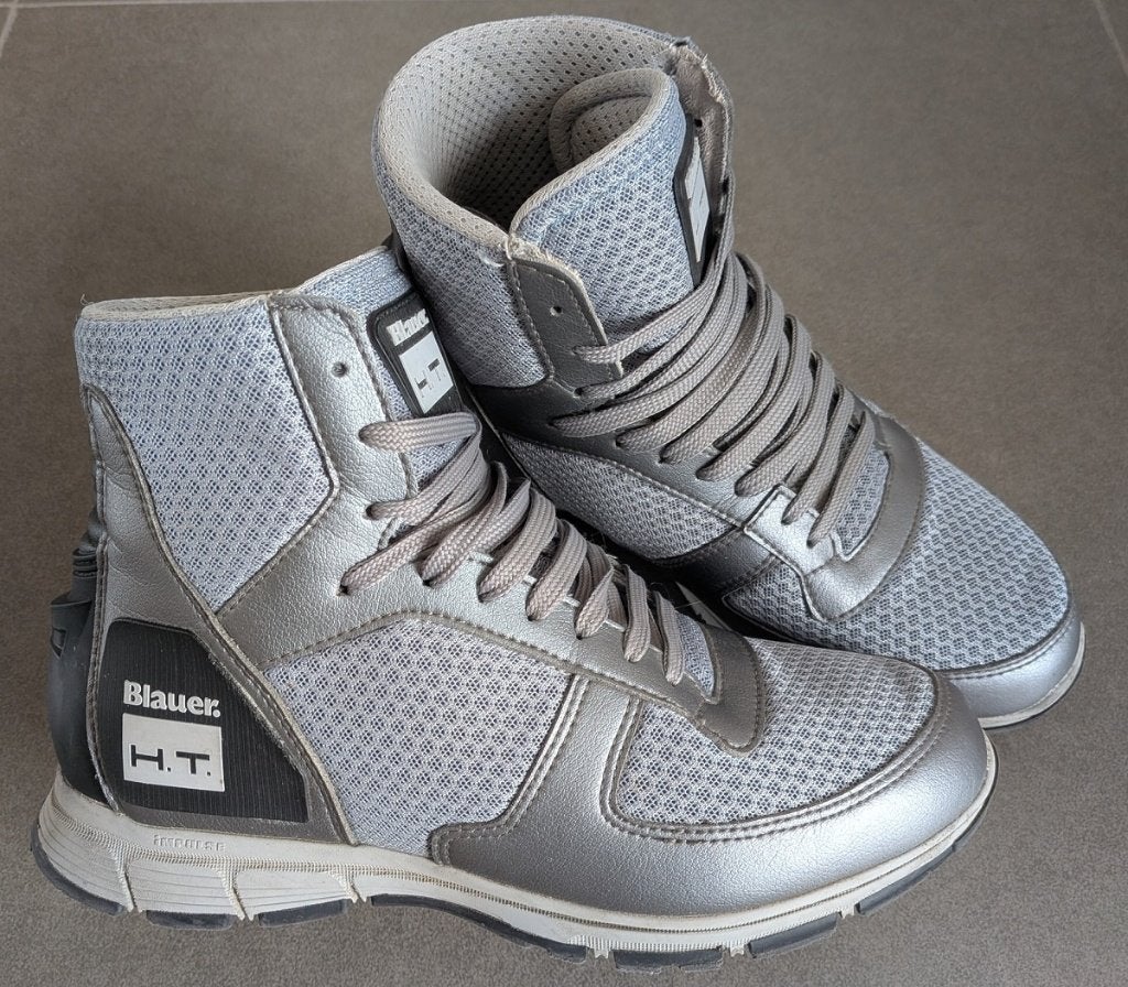 Chaussures de moto Blauer Sneaker unisexes - Gris - 41, Femmes, Seconde main, Blauer, Bottes