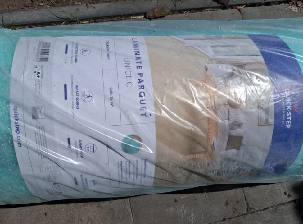 Ondervloer Quickstep 3mm, Bricolage & Construction, Plinthes & Finitions, Enlèvement, Neuf
