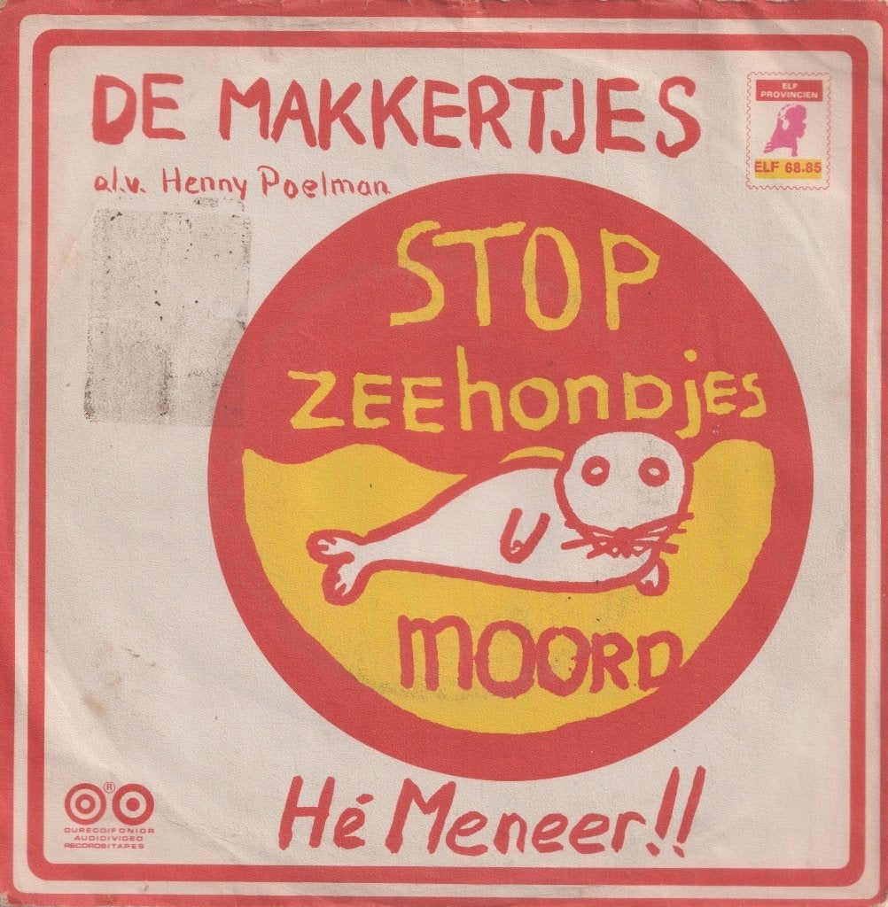 De Makkertjes – Stop zeehondjes moord / Hé Meneer - Single, CD & DVD, Vinyles Singles, Enlèvement ou Envoi, Utilisé, 7 inch, En néerlandais