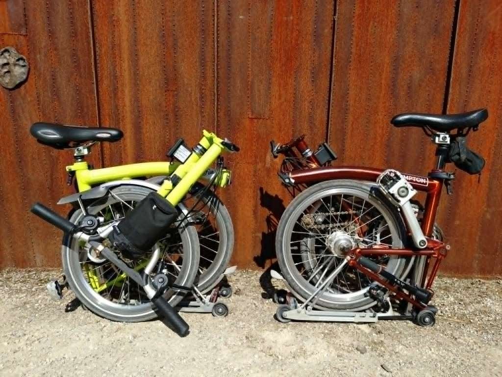 Brompton vouwfietsen, Ophalen, Gebruikt, Brompton, Velgrem