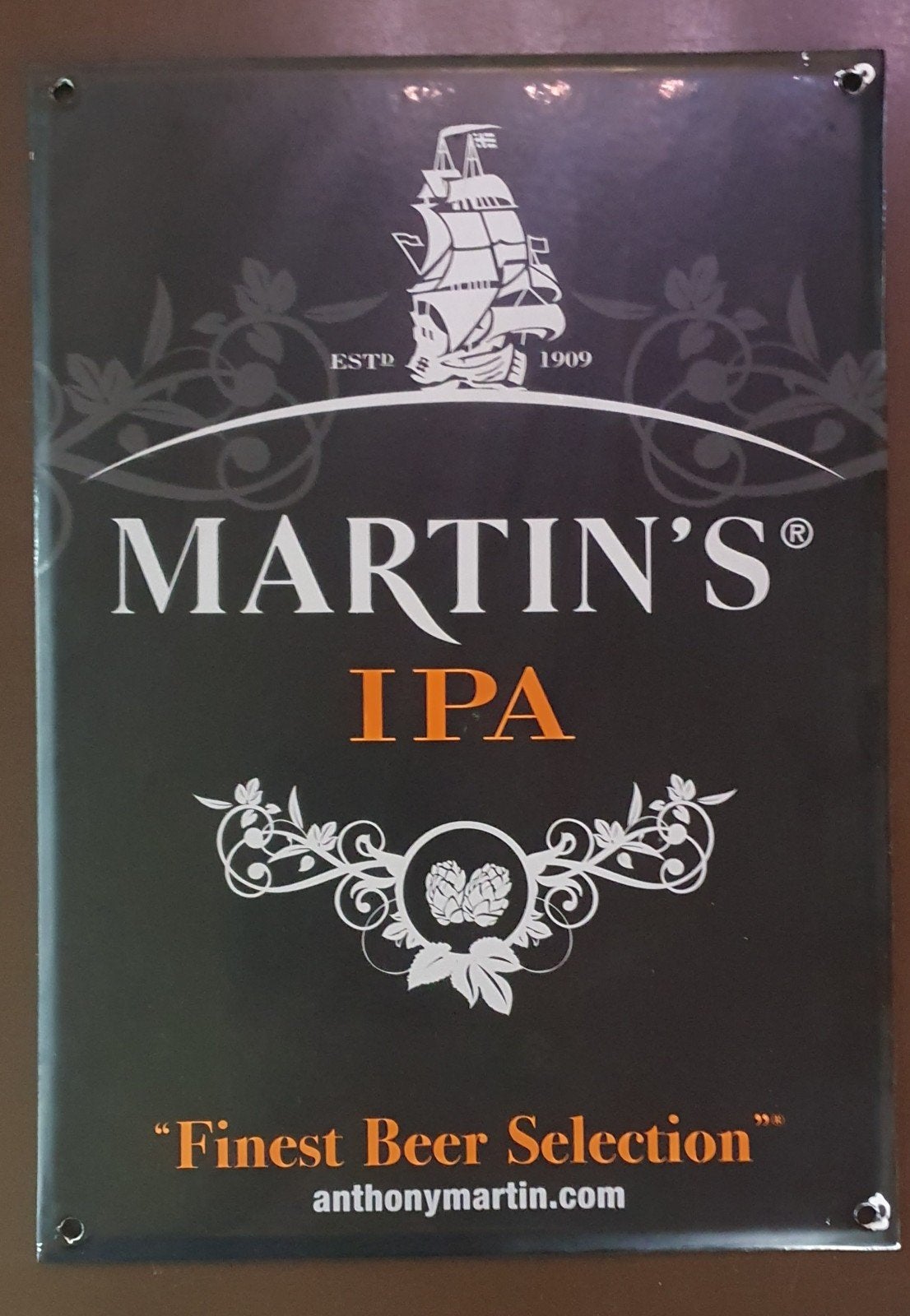 emaille martin's ipa, Antiek en Kunst, Ophalen