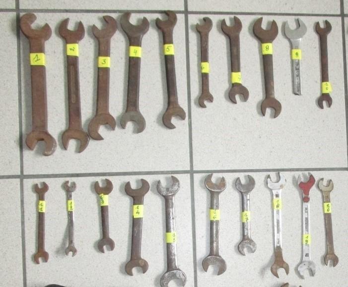 Clés à fourche anciennes Dowidat, Dynasteel, Lion Chrome,..., Enlèvement ou Envoi, Utilisé