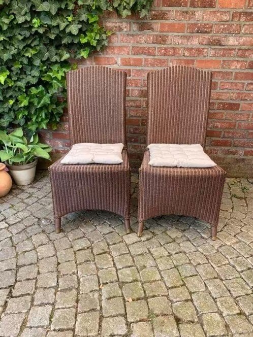 2 chaises marron ou chaises de jardin Vincent Sheppard -, Enlèvement
