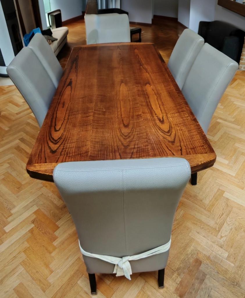 Eetkamer met 6 stoelen, Ophalen