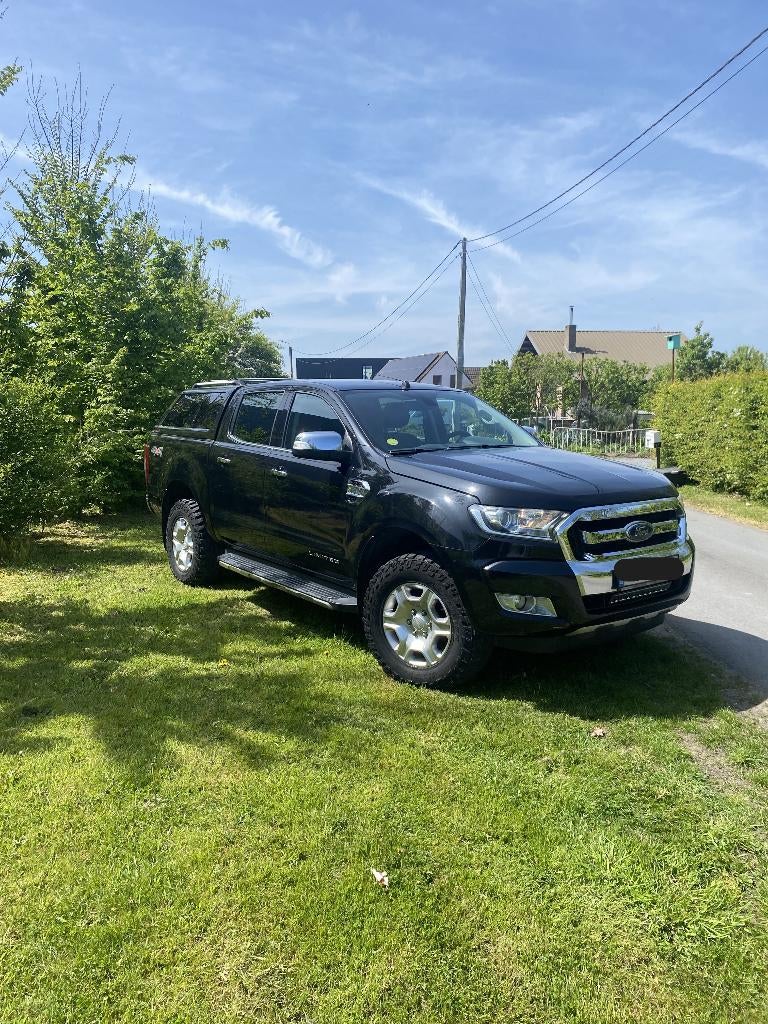 Ford Ranger Limited, Euro 5, Zwart, Zwart, Leder