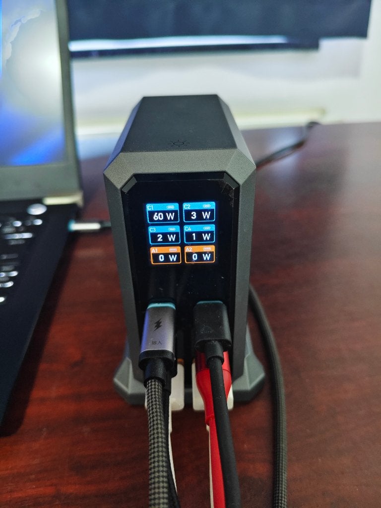 Station Charge GaN 240W 6 Ports Écran LED - Stock Belgique, Neuf, Anker, Enlèvement ou Envoi, Station de charge