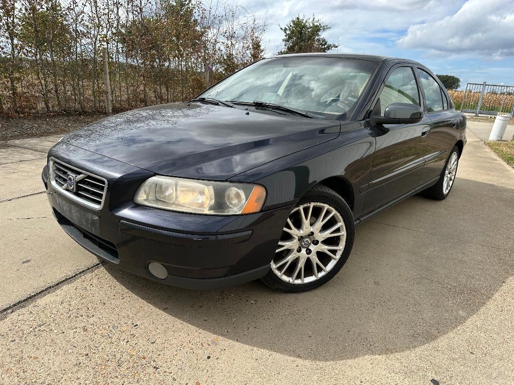 Volvo S60 2.4D Momentum 10/2006 airco, Auto's, Volvo, Voorwielaandrijving, 4 deurs, Beige, Blauw