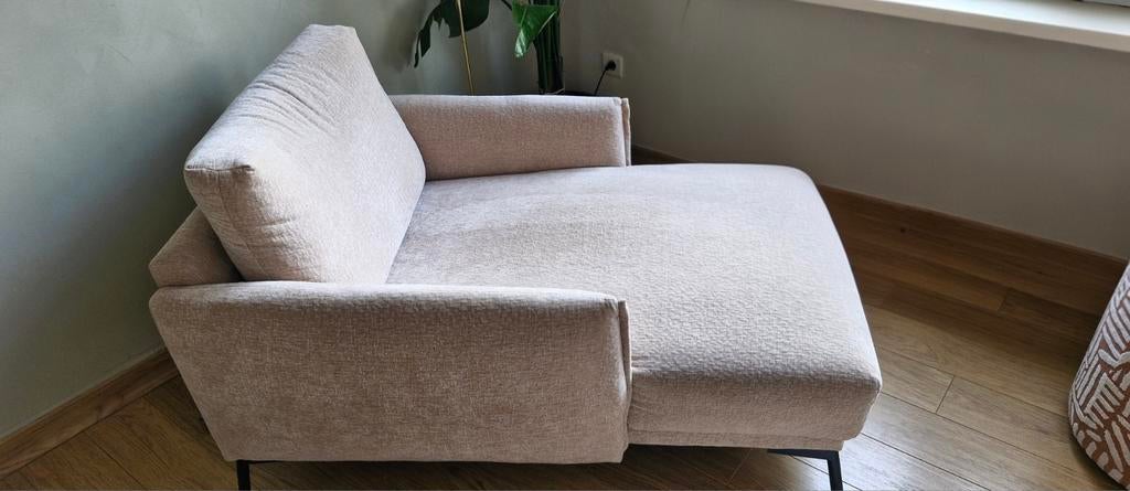 Chaise longue van Dutchbone - in heel goede staat, Huis en Inrichting, Ophalen, Zo goed als nieuw, 100 tot 125 cm, Minder dan 150 cm